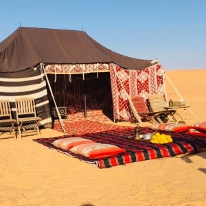 Oman en famille campement désert Wahabi Sands