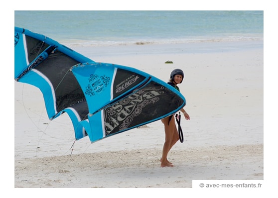 Zanzibar en famille Blog Voyage Kite surf